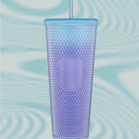 Starbucks Purple Soft Touch Studded Cup Ombre Bling Tumbler 24oz Venti New 2024 - Picture 5 of 15